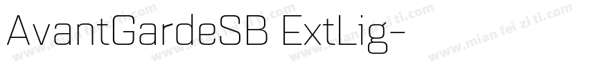 AvantGardeSB ExtLig字体转换